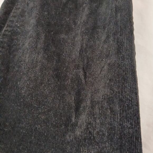 Talbots Heritage 4 Charcoal Grey Thin-Lined Stretch-Corduroy Cotton/Spandex - Picture 5 of 11
